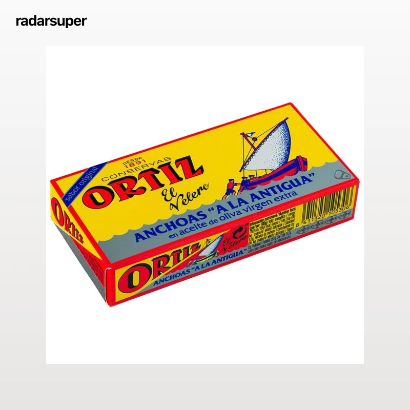 ORTIZ Filetes de anchoas en aceite de oliva ORTIZ 29 g.