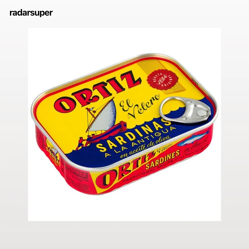 ORTIZ Sardinas en aceite de oliva a la antigua 100 g.