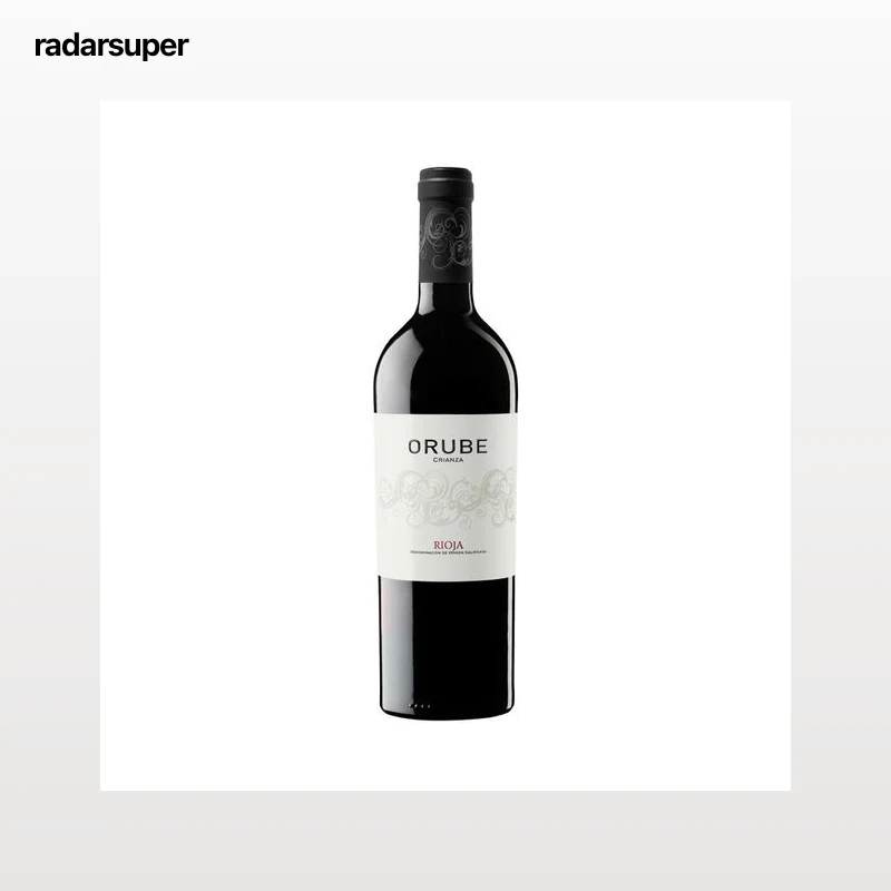 ORUBE Vino tinto crianza con D.O. Ca. Rioja botella 75 cl.