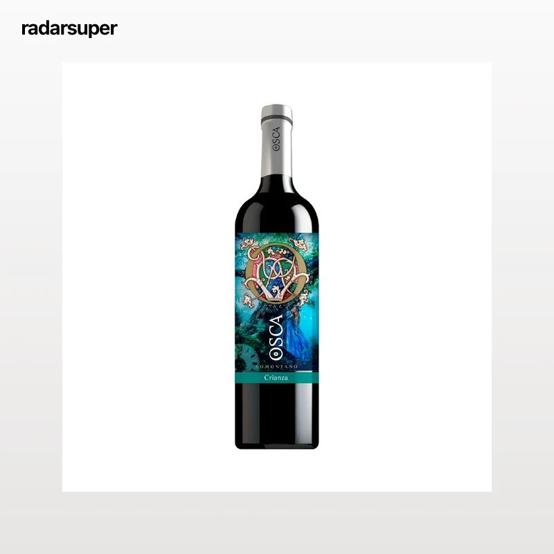 OSCA  Vino tinto crianza con D.O. Somontano OSCA botella de 75 cl.