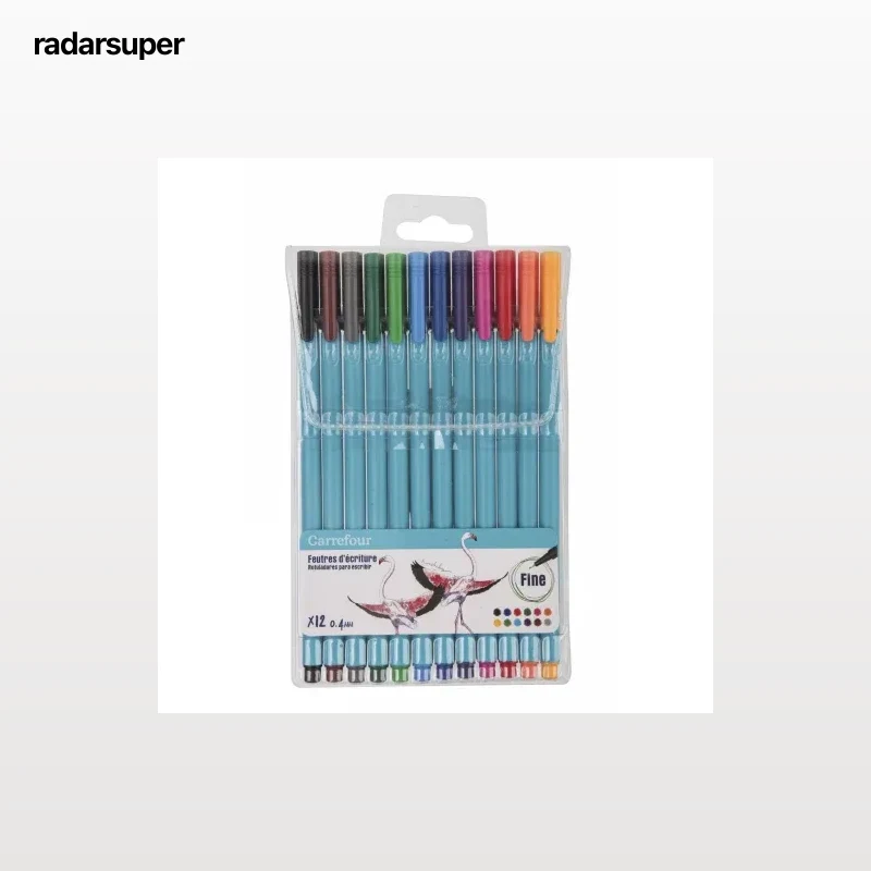 Pack 12 Rotuladores Escritura 0,4 mm