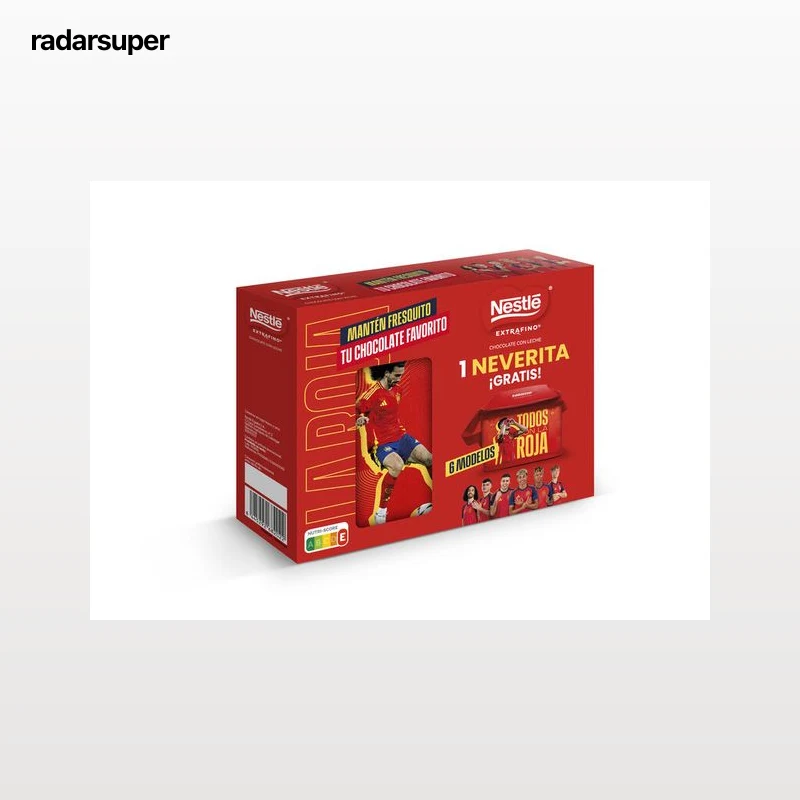 Pack de 2 tabletas de chocolate extrafino y tableta de chocolate de maíz con nevera Regalo Nestlé