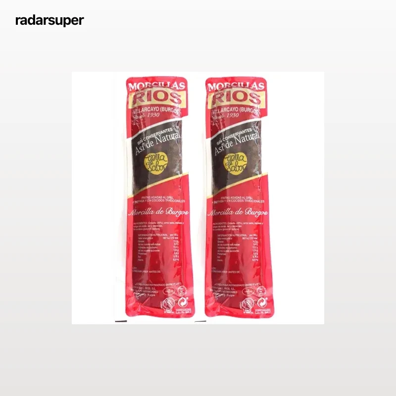 Pack morcilla Burgos Rios 600 g aprox