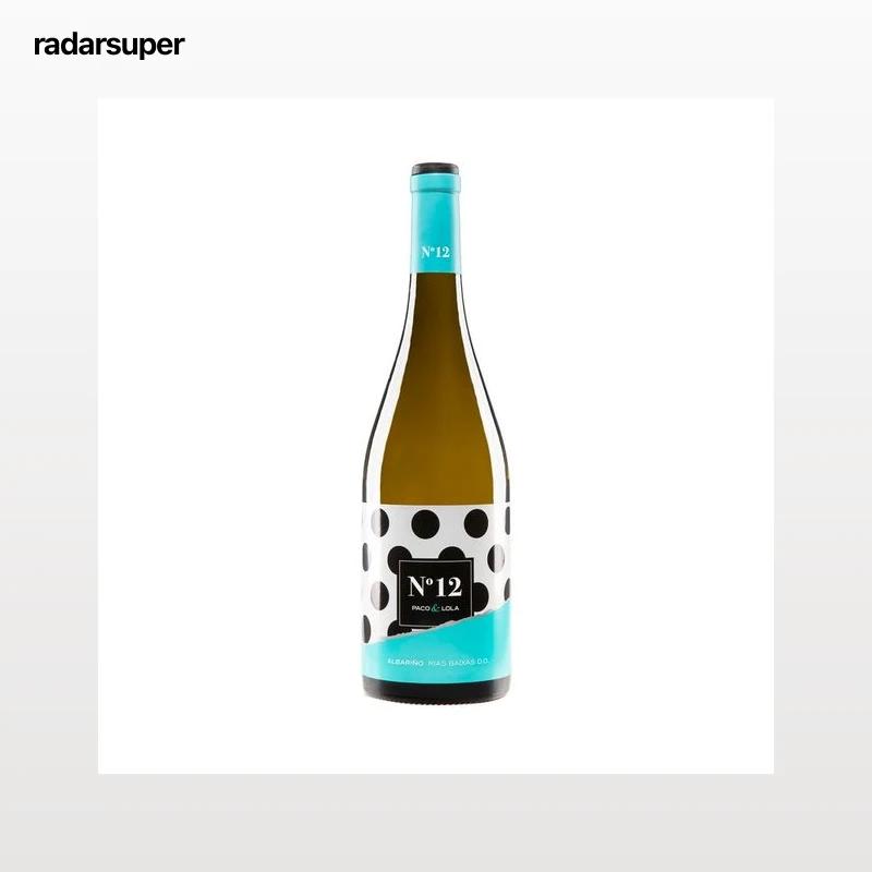 PACO & LOLA Nº 12 Vino blanco albariño con D.O. Rías baixas botella 75 cl.