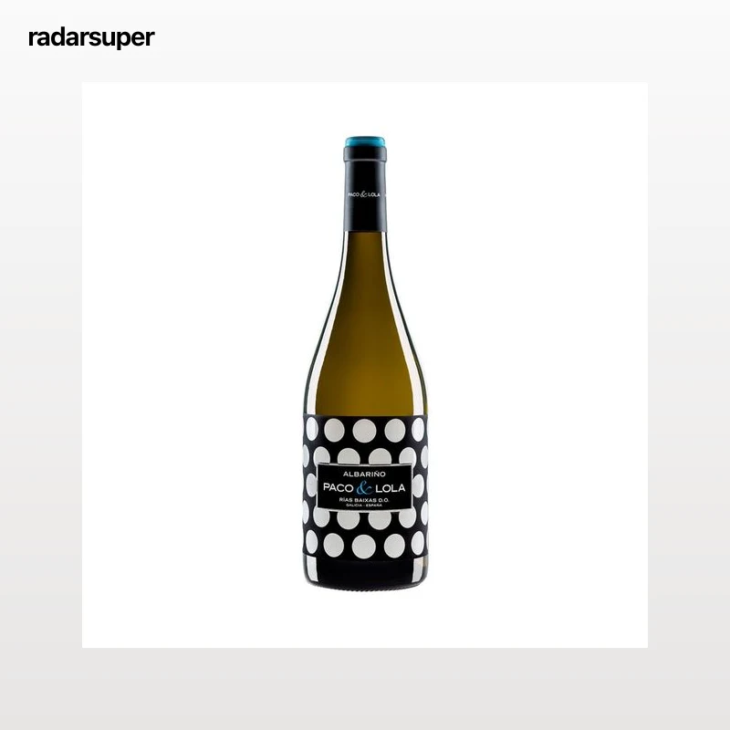 PACO & LOLA Vino blanco albariño con D.O. Rías baixas botella 75 cl.