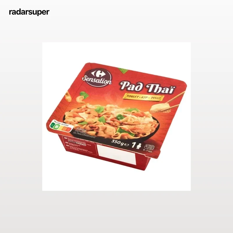 Pad thai de pollo Carrefour Sensation 350 g.