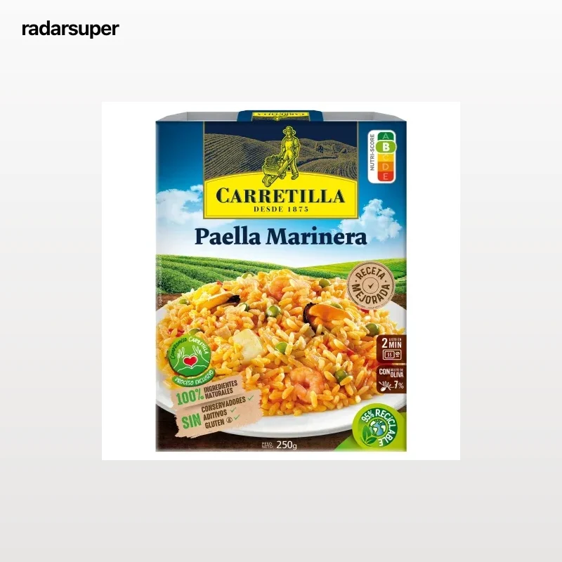 Paella marinera Carretilla sin gluten 250 g.