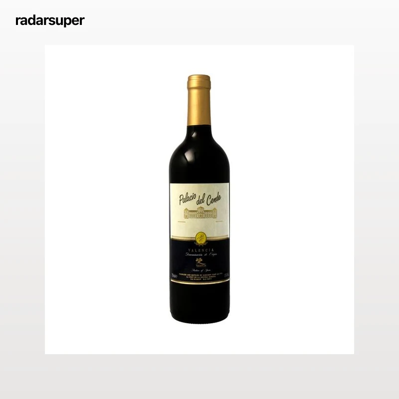 PALACIO DEL CONDE  Vino tinto con D.O. Valencia PALACIO DEL CONDE botella de 75 cl.
