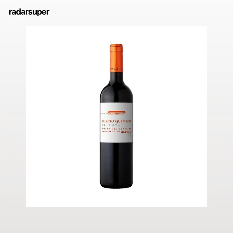 PALACIO QUEMADO  Vino tinto crianza con D.O. Ribera del Guadiana PALACIO QUEMADO botella de 75 cl.