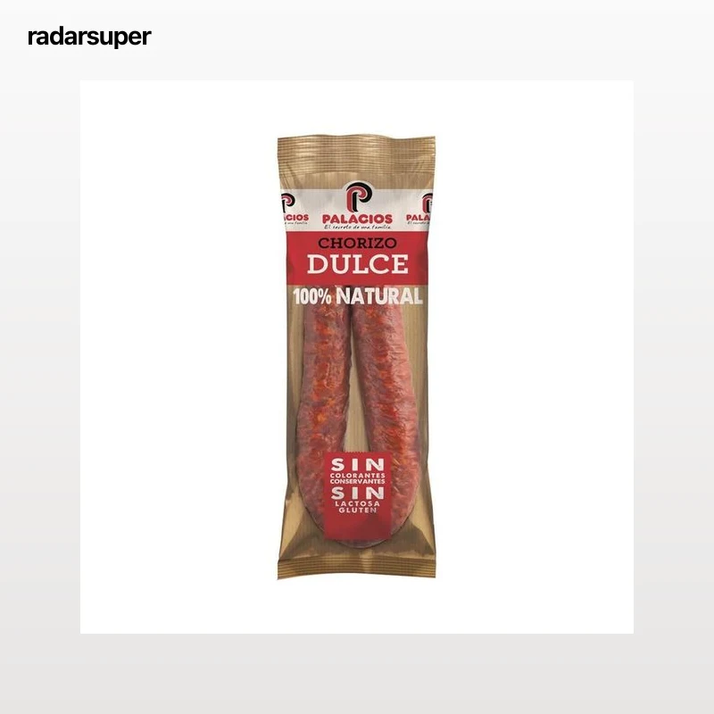 PALACIOS Chorizo casero dulce de categoria extra PALACIOS 250 g.