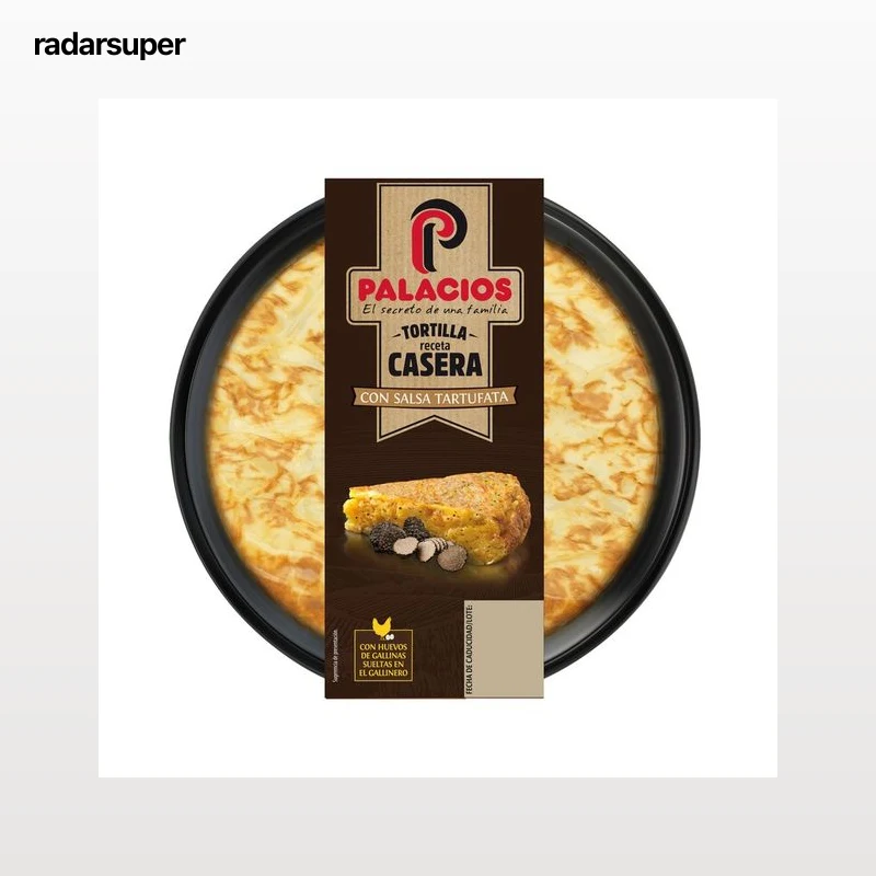 PALACIOS Tortilla de patatas receta casera con salsa tartufata 600 g.