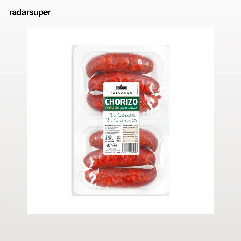 PALCARSA Chorizo oreado dulce de León, 100% natural PALCARSA 400 g
