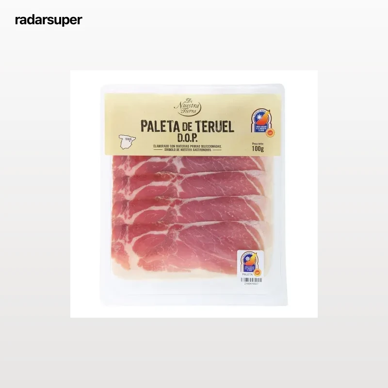 Paleta curada D.O.P Teruel De Nuestra Tierra 100 g