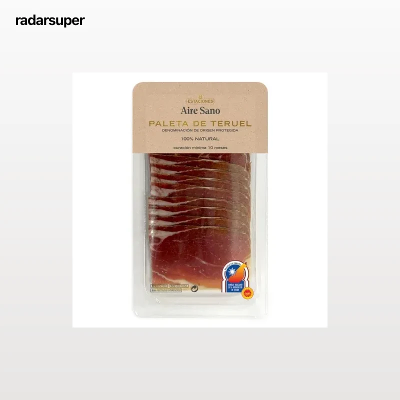 Paleta curada de Teruel Aire Sano 8 Estaciones sin gluten y sin lactosa 120 g