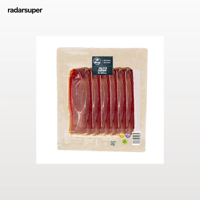 Paleta curada en lonchas Carrefour El Mercado sin gluten y sin lactosa 90 g