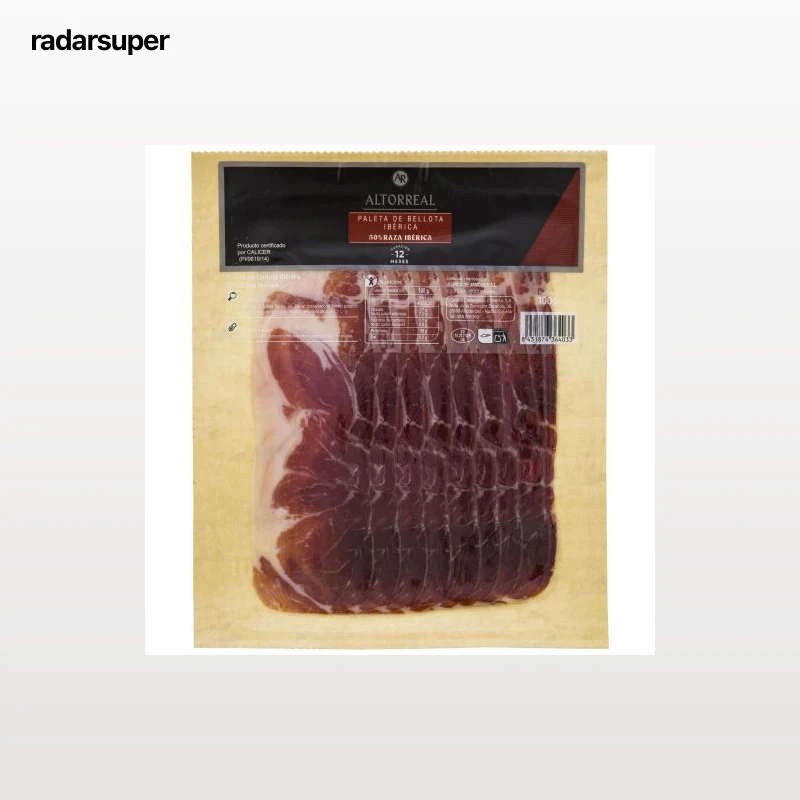 Paleta de Bellota Ibérica 50% Raza Ibérica en lonchas Altorreal 100 g