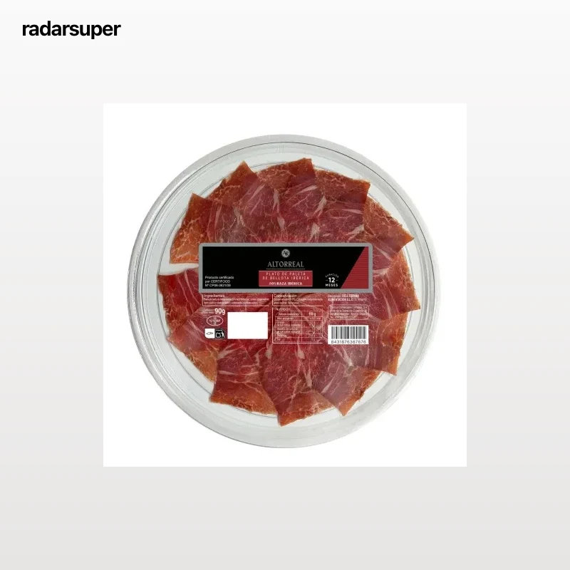 Paleta de Bellota Ibérica 50% Raza Ibérica en lonchas Altorreal 90 g