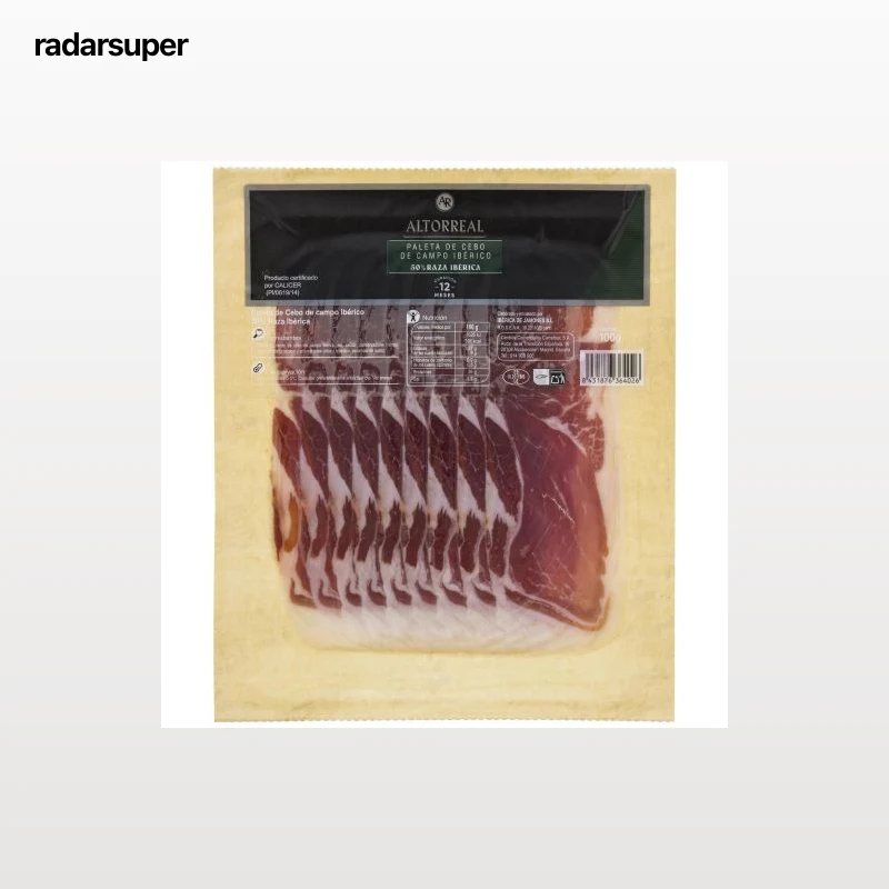 Paleta de cebo de campo ibérica 50% raza ibérica Altorreal 100 g