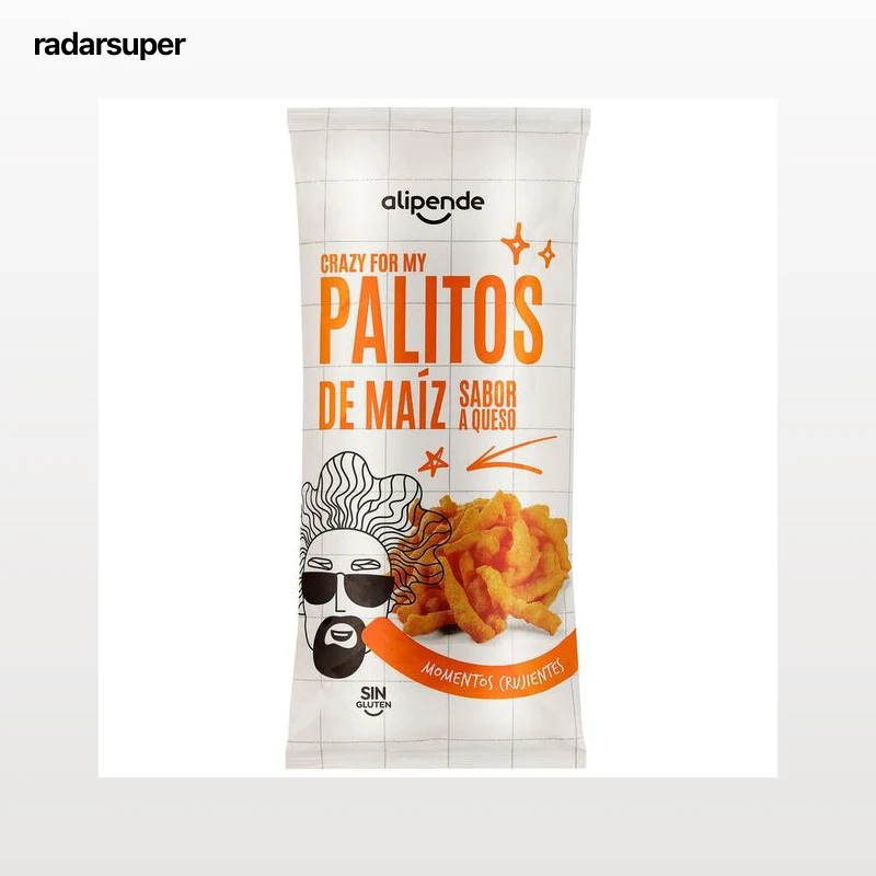 Palitos de maíz sin gluten Alipende 105g sabor queso
