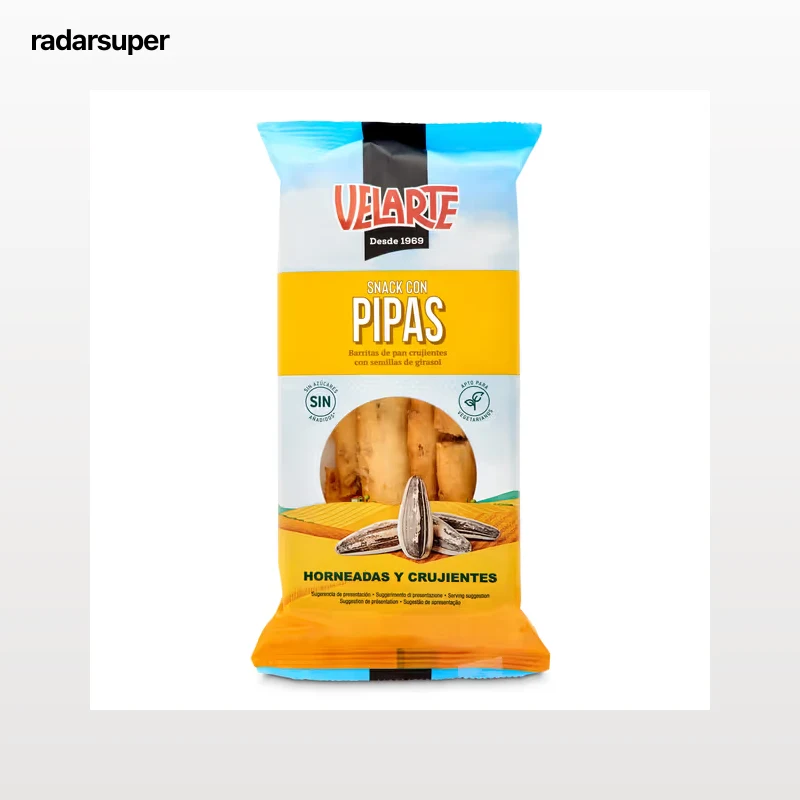 Palitos de pan con pipas Velarte 80 g