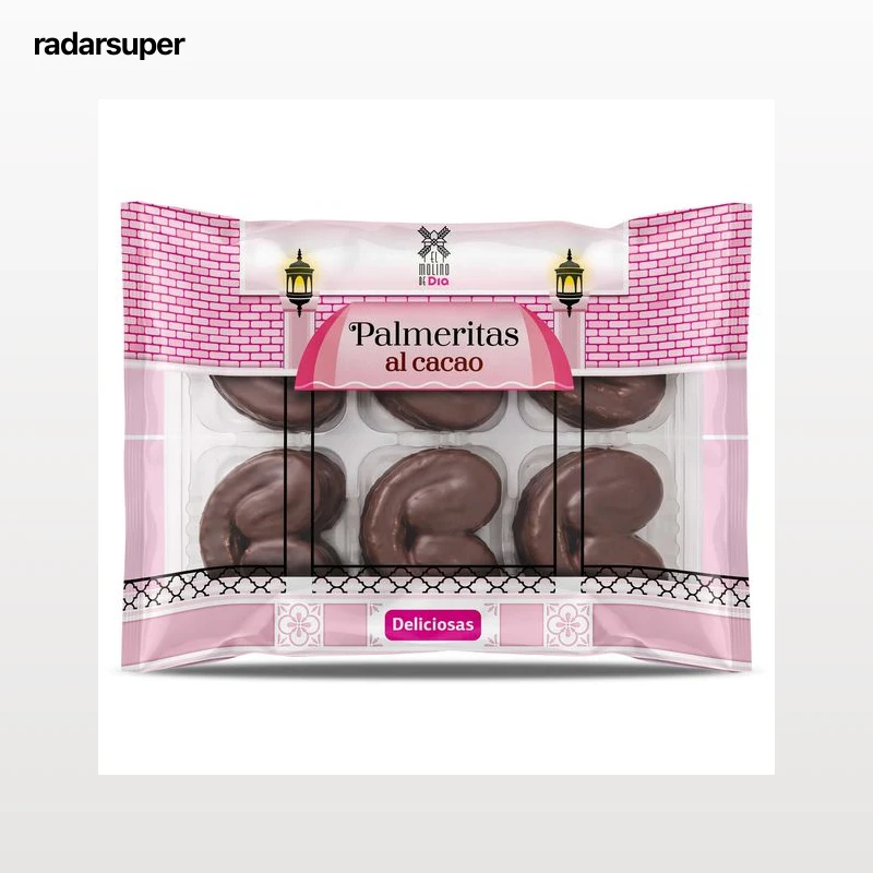 Palmeritas de cacao El molino de Dia 235 g