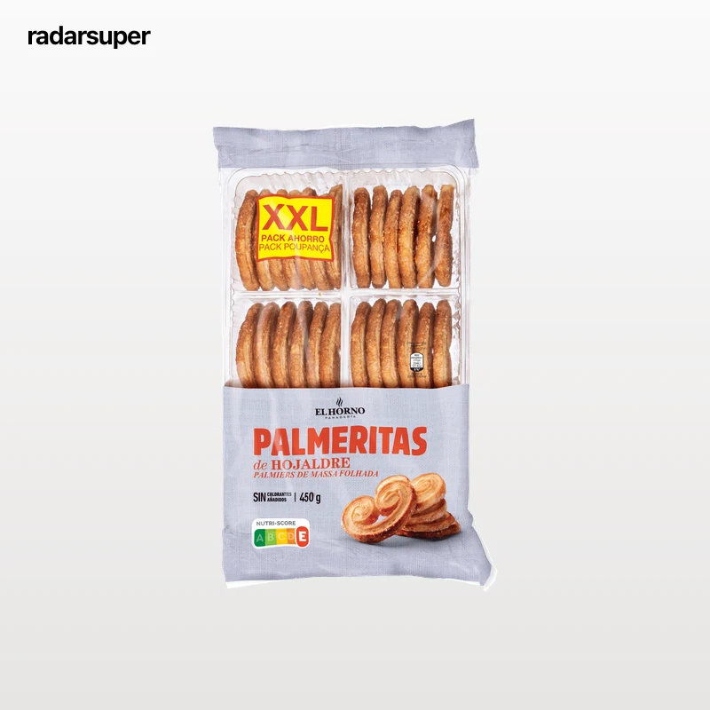 Palmeritas de hojaldre XXL