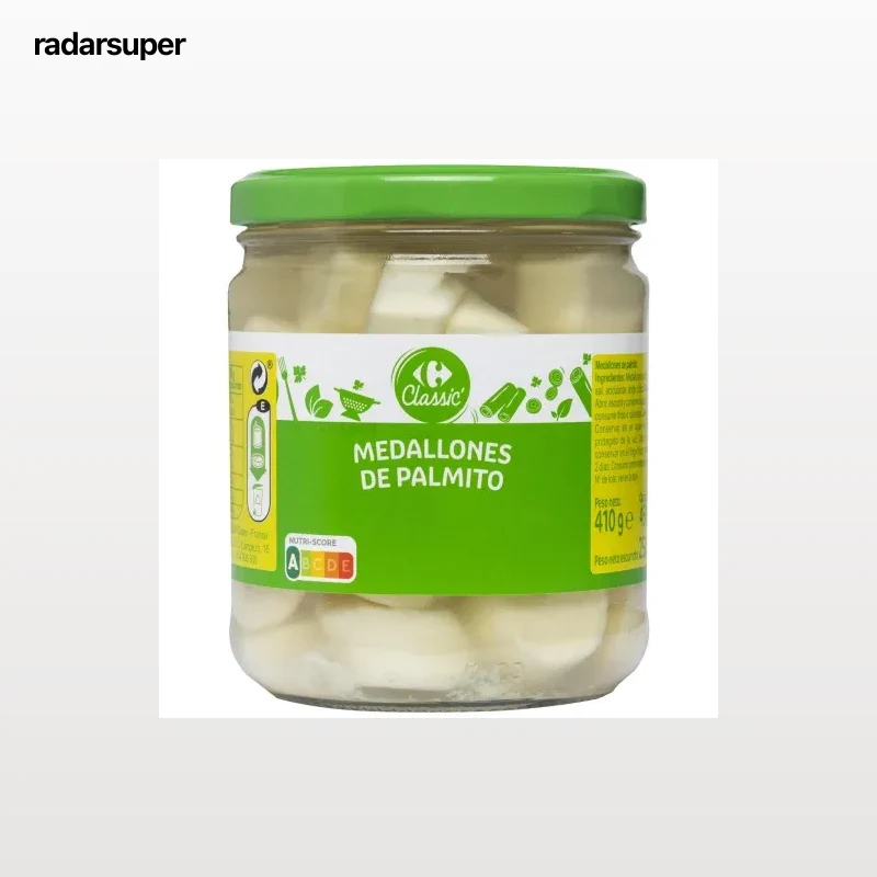 Palmitos en medallones Carrefour Classic 250 g.