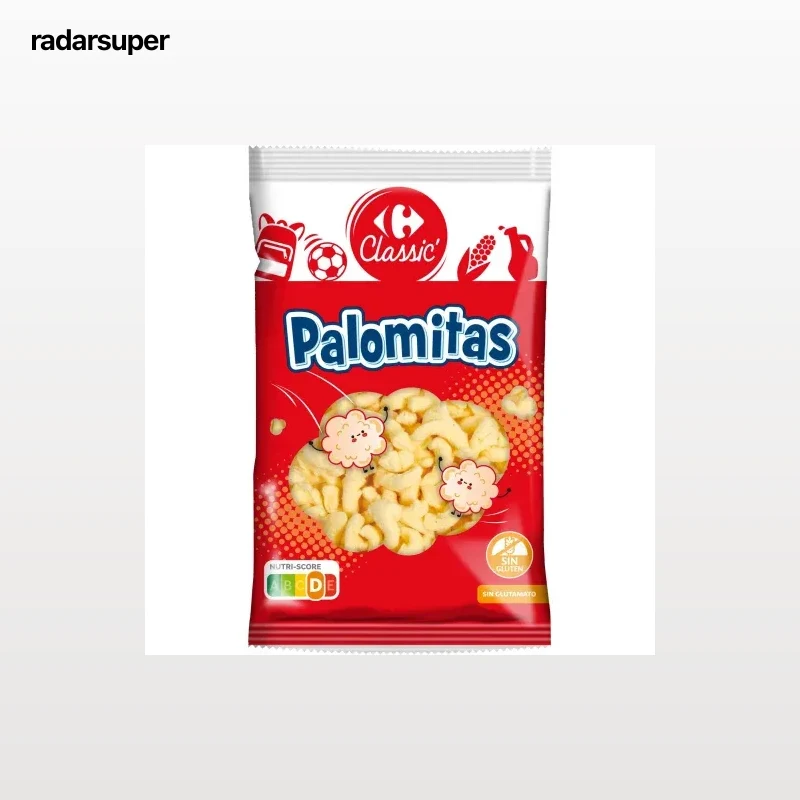 Palomitas sabor mantequilla Carrefour Kids sin gluten 80 g.