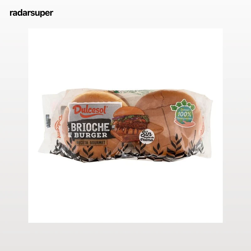 Pan brioche burguer Dulcesol 340g