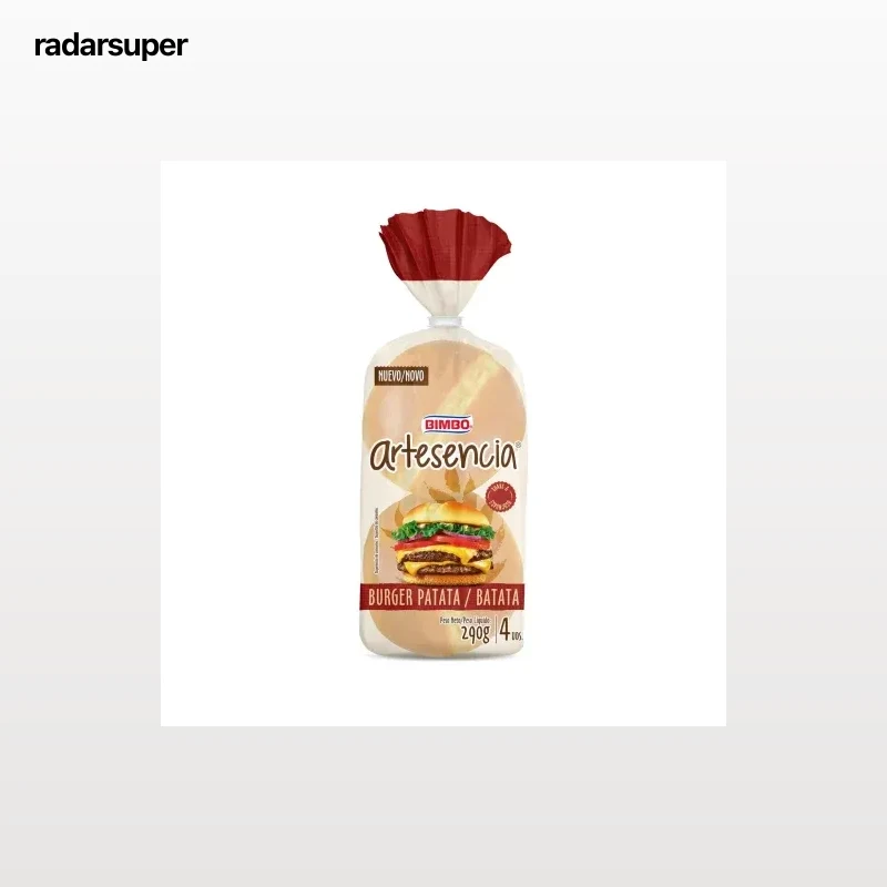 Pan Burguer de patata estilo artesano Bimbo 290 g.