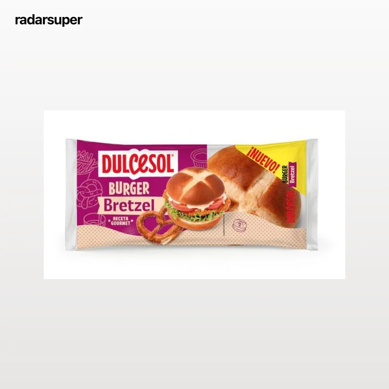 Pan Burguer Dulcesol 160g 2ud Bretzel