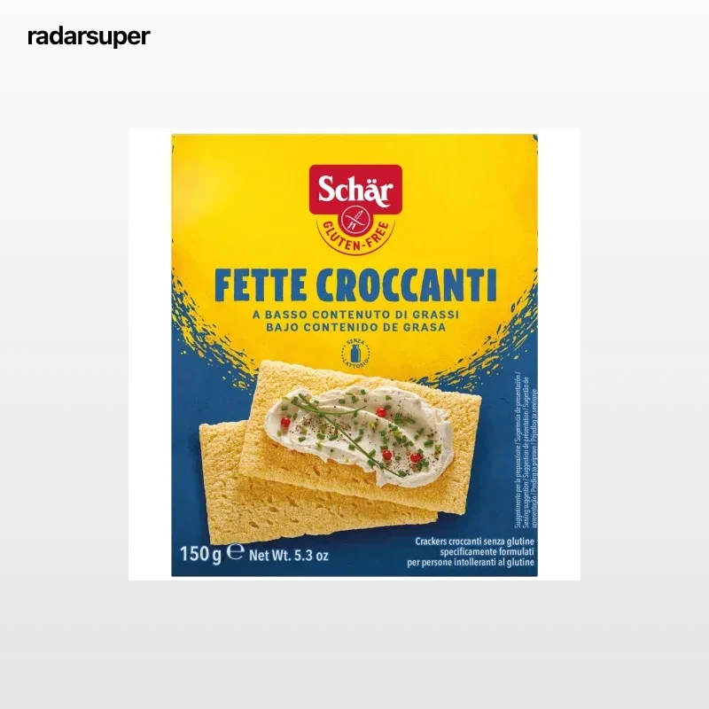 Pan crujiente Schär sin gluten y sin lactosa 150 g.