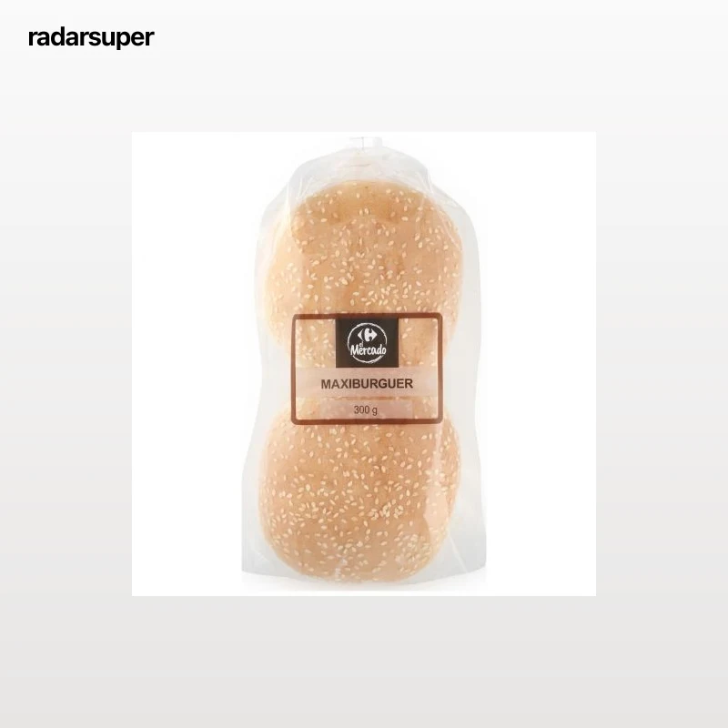 Pan de Hamburguesa Carrefour 4 ud 300 g