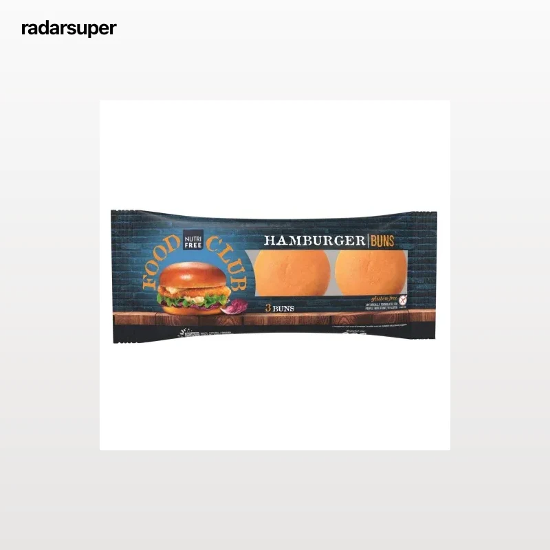 Pan de hamburguesa Nutrifree sin gluten 110 g.