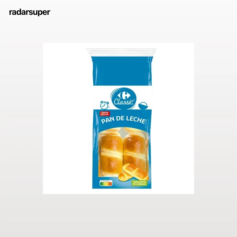 Pan de leche Carrefour Classic 350 g.