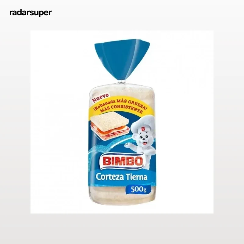 Pan de molde con corteza tierna Bimbo 460 g.