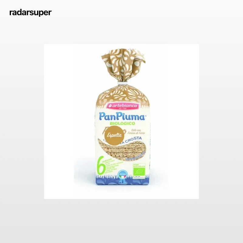 Pan de molde elaborado con harina integral 14 % sin corteza de trigo espelta ecológico Artebianca 300 g.