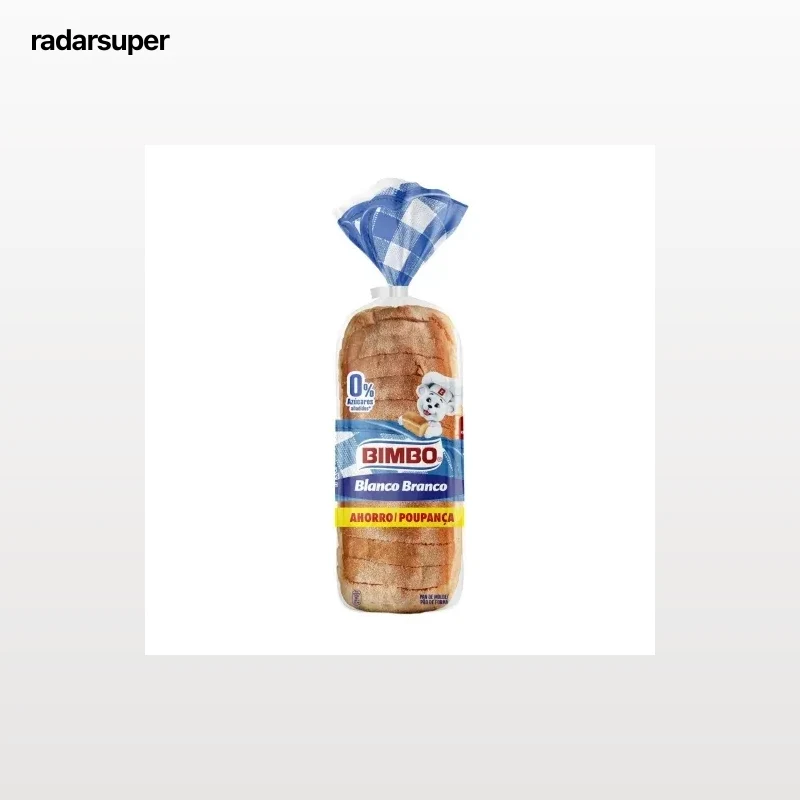 Pan de molde familiar sin azúcar añadido Bimbo 640 g.