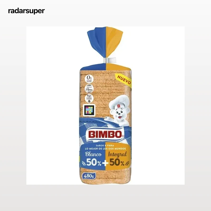Pan de molde integral 480 g