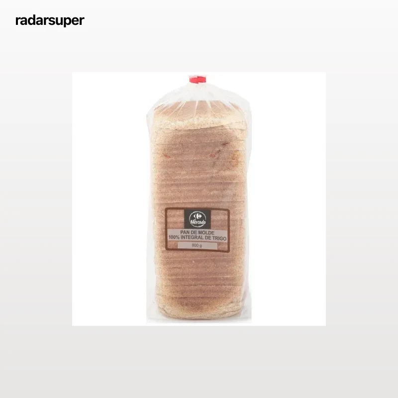 Pan de molde integral 800 g