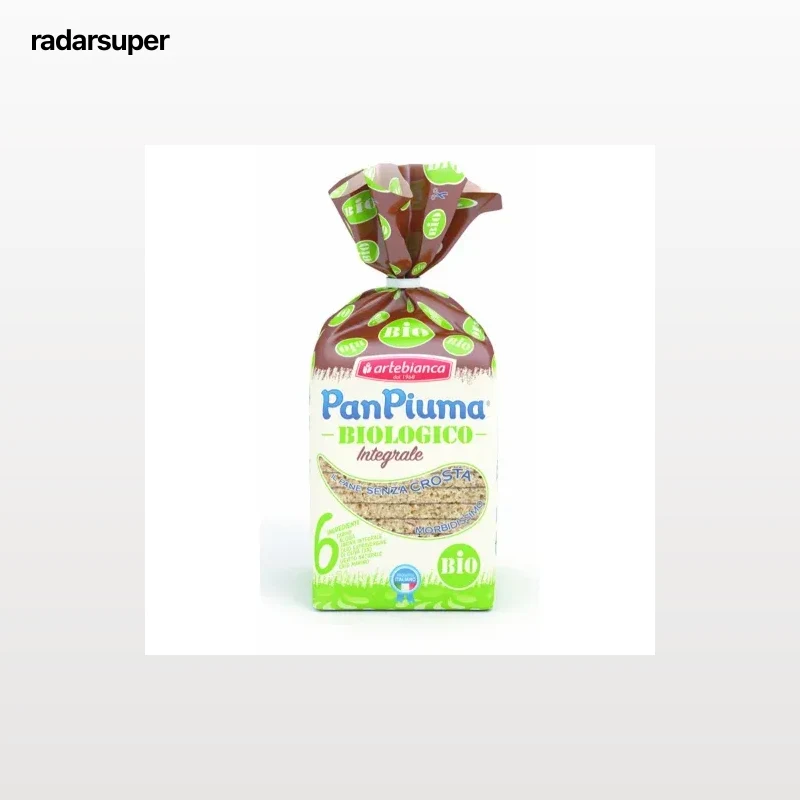 Pan de molde integral sin corteza ecológico Artebianca sin lactosa 400 g.