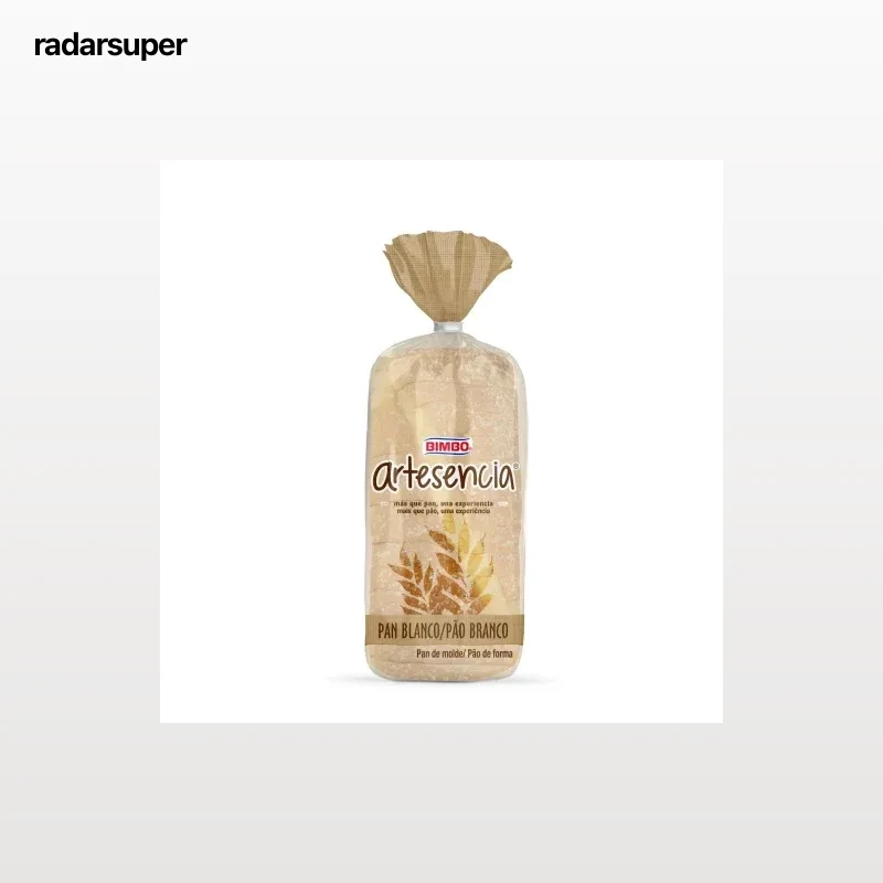 Pan de molde rebanada estilo artesano Bimbo 500 g.