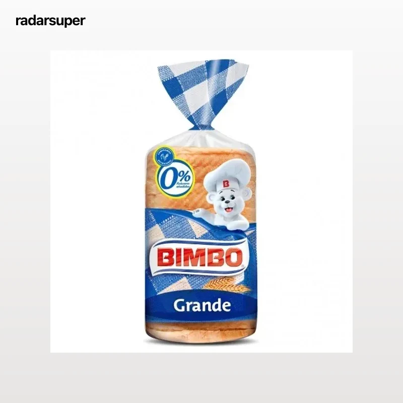 Pan de molde sin azúcar añadido Bimbo 430 g.