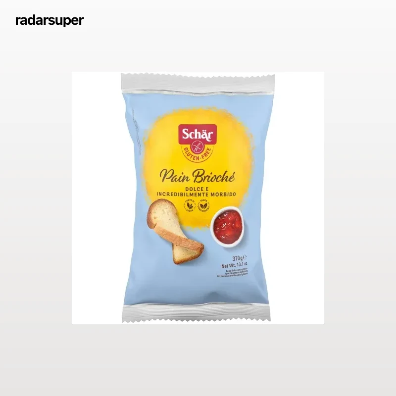 Pan de molde tipo brioche Schär sin gluten 370 g.