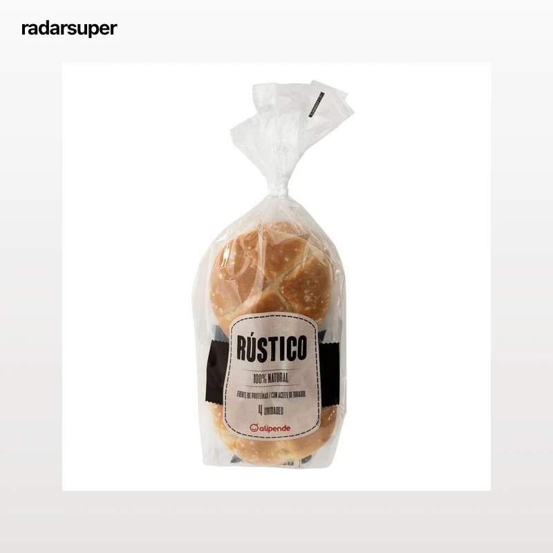 Pan de hamburguesa Alipende 300g rústico 100% natural