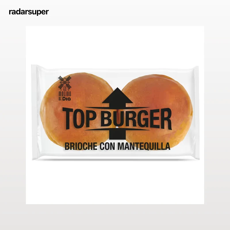 Pan de hamburguesa brioche El Molino de Dia 150 g