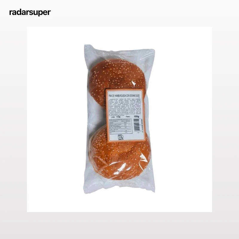 Pan de hamburguesa normal 2 uds. 150 g.