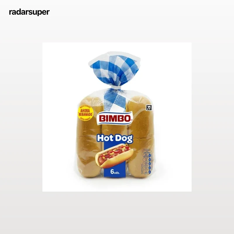 Pan hot dog Bimbo 6 ud.