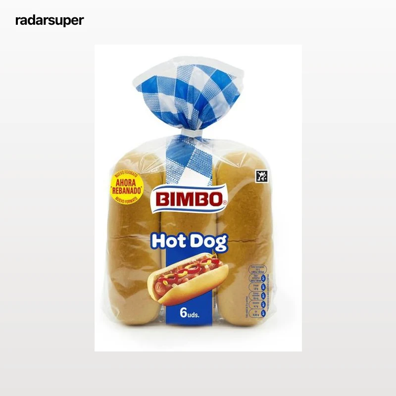 Pan hot dog Bimbo 6 unid