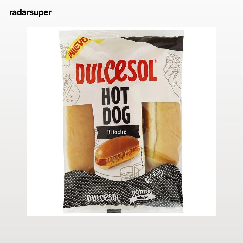 Pan Hot Dog Dulcesol 4ud Brioche